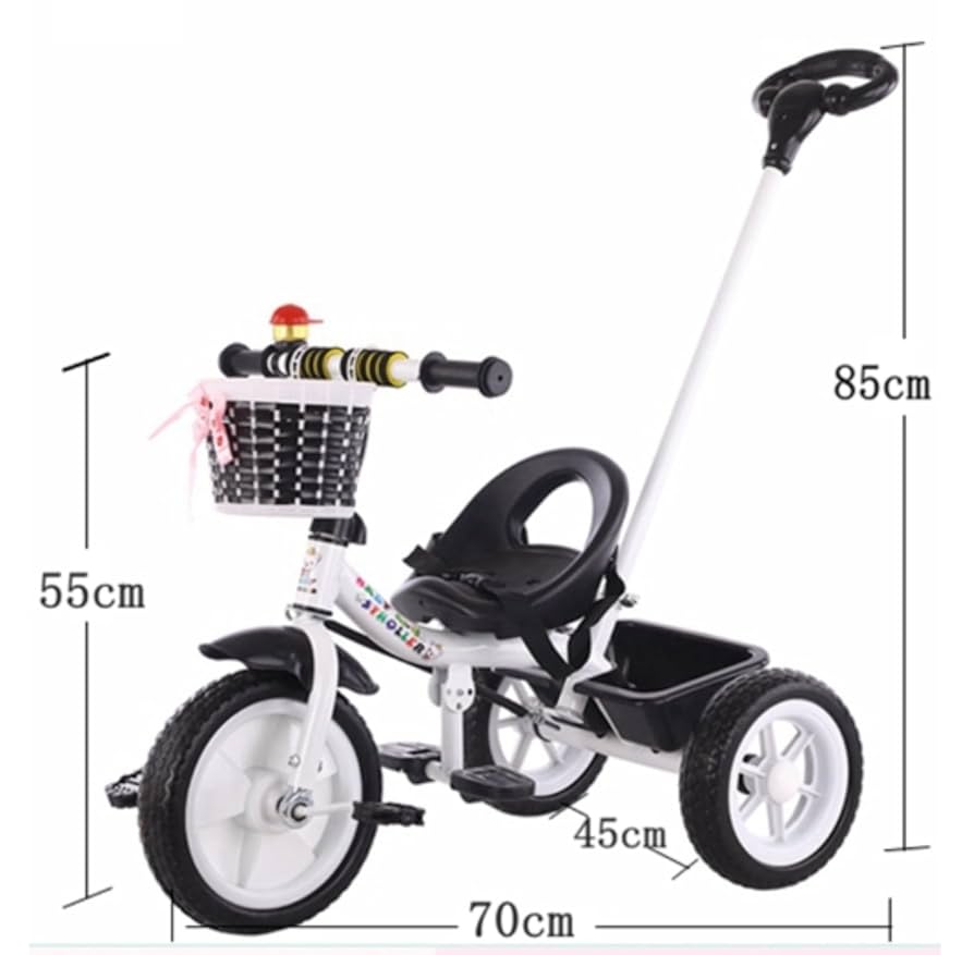 Amazon.co.jp: 子供用三輪車 はしご付きベビーカー 2〜7歳 子供